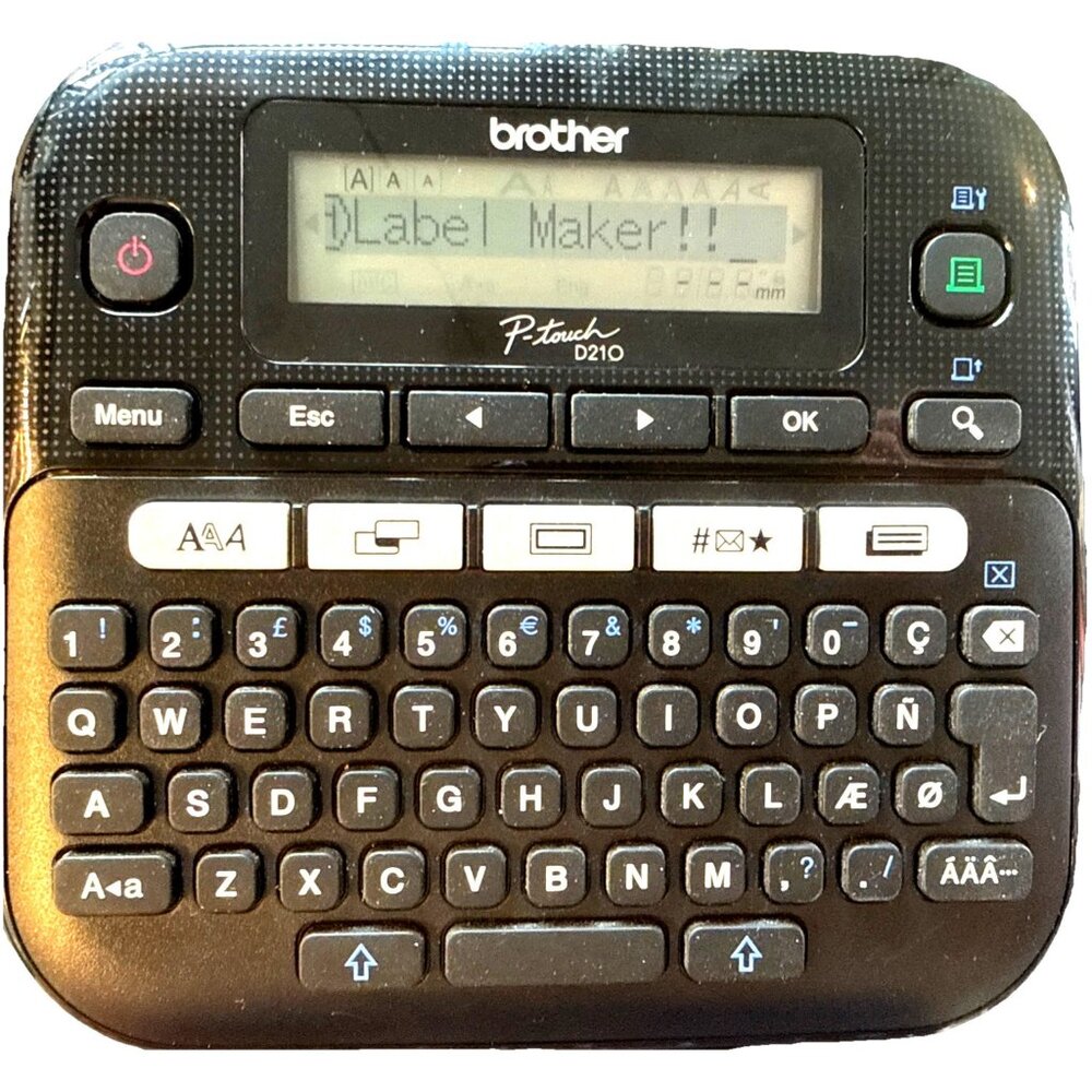 Brother P-Touch PT-D210 Handheld Label Maker Black